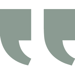 Chomp Dental green quotation mark