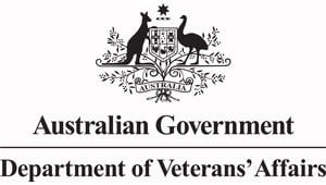 Australian Government Department of Veterans' Affairs logo at Chomp Dental