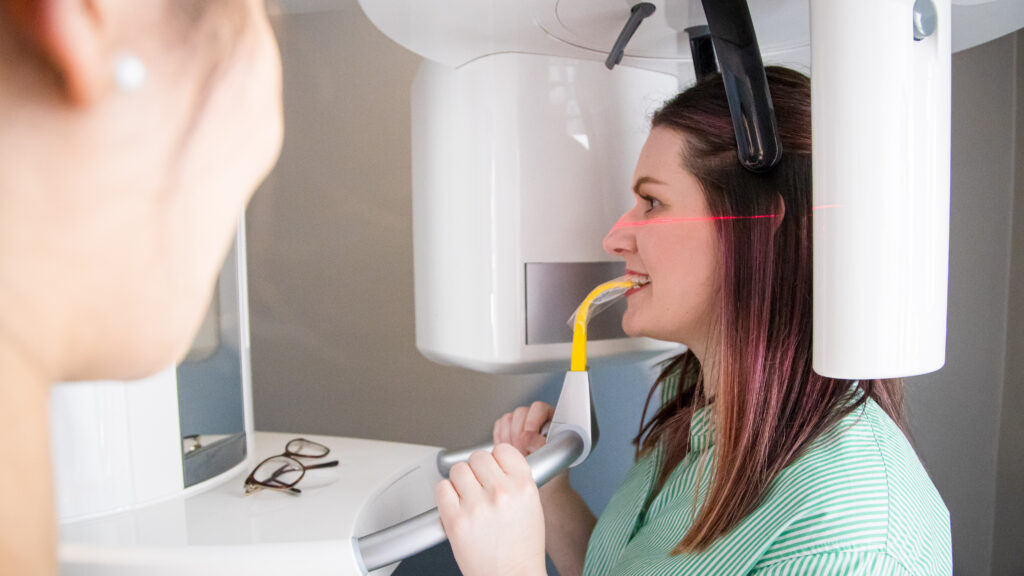 dental patient x-ray